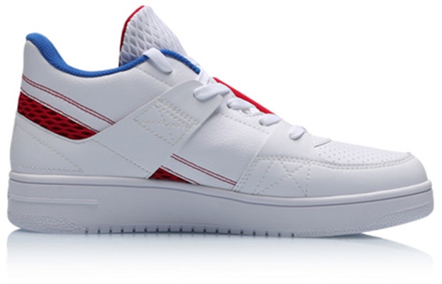 Li-Ning Sepatu Classic Skateboard Low 'Putih Biru Merah' AGBP061-1 Order Li-Ning Sepatu Classic Skateboard Low 'Putih Biru Merah' AGBP061-1