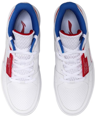 Li-Ning Sepatu Classic Skateboard Low 'Putih Biru Merah' AGBP061-1 Shop Li-Ning Sepatu Classic Skateboard Low 'Putih Biru Merah' AGBP061-1