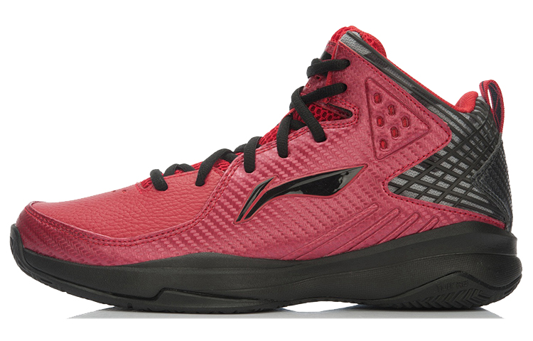 Li-Ning Cloud Cushioning High-Top Basketball 'Red Black'