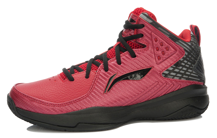Li-Ning Cloud Cushioning High-Top Basketball 'Red Black' 圖 2