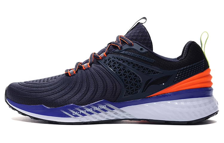 Li-Ning Cloud V2 'Dark Blue Orange' ARHP013-4