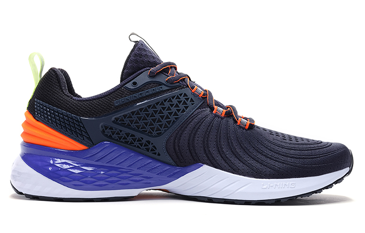 Li-Ning Cloud V2 'Dark Blue Orange' 圖 2