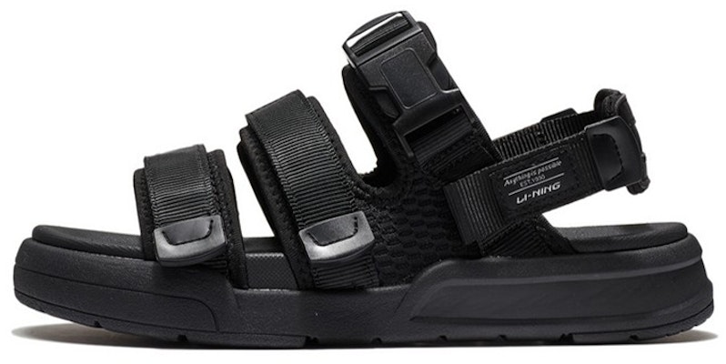 Li-Ning Coca Sandals 'Black' AGUS003-1 Buy Li-Ning Coca Sandals 'Black' AGUS003-1