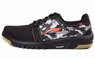 Li-Ning Comfort Breathable Casual Running Shoe 'Grey Black' AHTG013-1 Li-Ning Comfort Breathable Casual Running Shoe 'Grey Black' AHTG013-1