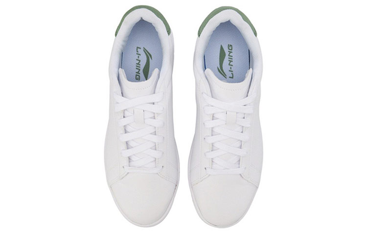 Li-Ning CMFT Breathable Casual Skate Shoe 'White Green' 圖 4