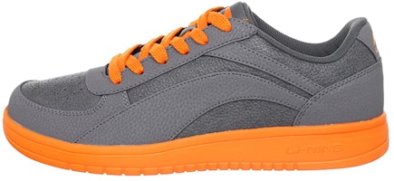 Li-Ning Comfort Breathable Casual Sneakers 'Grey Orange' ALCG149-2 Li-Ning Comfort Breathable Casual Sneakers 'Grey Orange' ALCG149-2