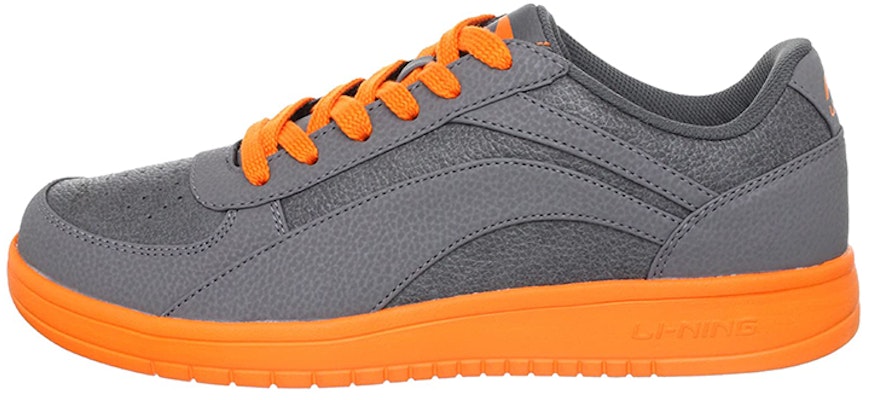 Li-Ning Comfort Breathable Casual Sneakers 'Grey Orange' ALCG149-2 Buy Li-Ning Comfort Breathable Casual Sneakers 'Grey Orange' ALCG149-2