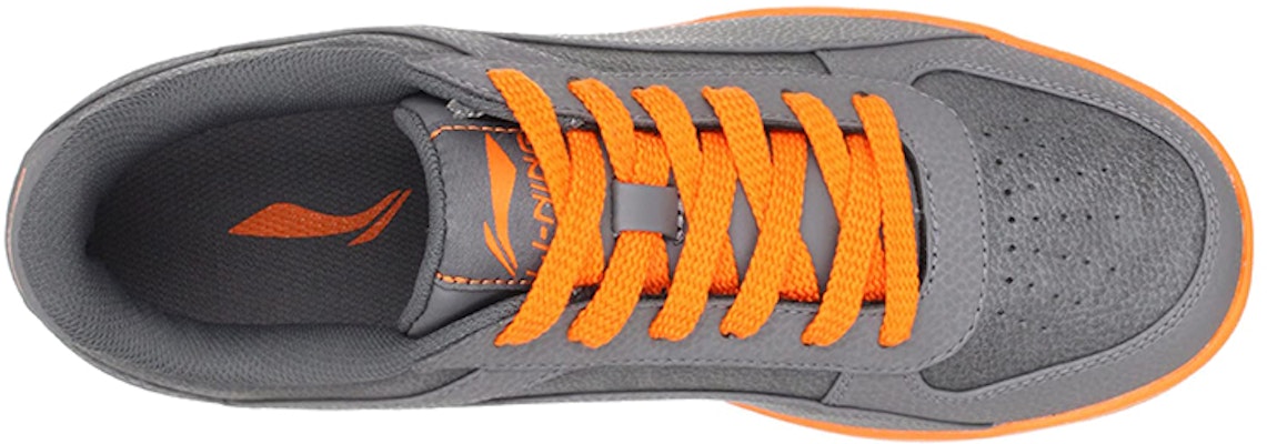 Li-Ning Comfort Breathable Casual Sneakers 'Grey Orange' ALCG149-2 Shop Li-Ning Comfort Breathable Casual Sneakers 'Grey Orange' ALCG149-2