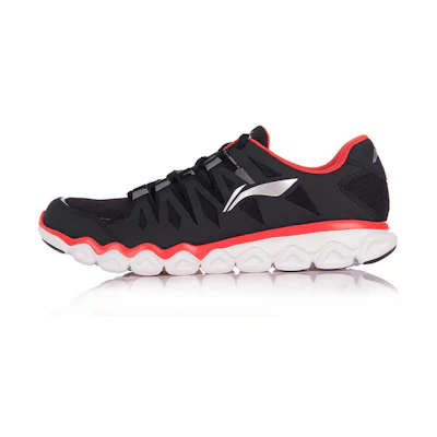 Li-Ning CMFT Breathable Running Shoes 'Black Red'