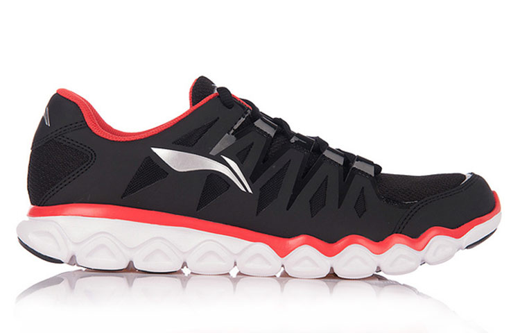 Li-Ning CMFT Breathable Running Shoes 'Black Red' 圖 2