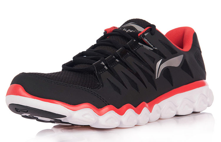 Li-Ning CMFT Breathable Running Shoes 'Black Red' 圖 3