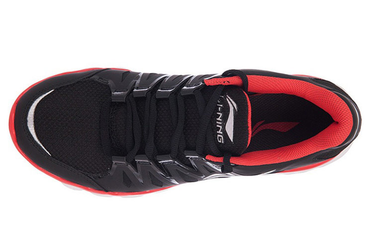 Li-Ning CMFT Breathable Running Shoes 'Black Red' 圖 4