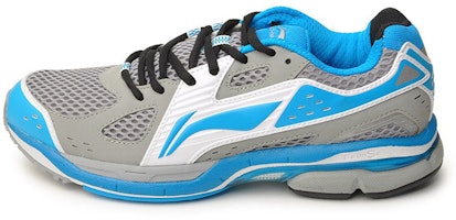 Li-Ning Comfort Breathable Running Shoes 'Grey Blue Patchwork' ARHH061-3 Li-Ning Comfort Breathable Running Shoes 'Grey Blue Patchwork' ARHH061-3