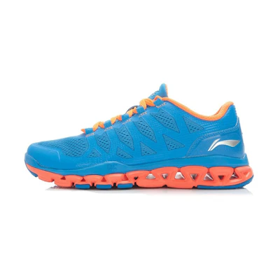 Li-Ning CMFT Breathable Running Sneakers 'Blue Orange Colorblock'