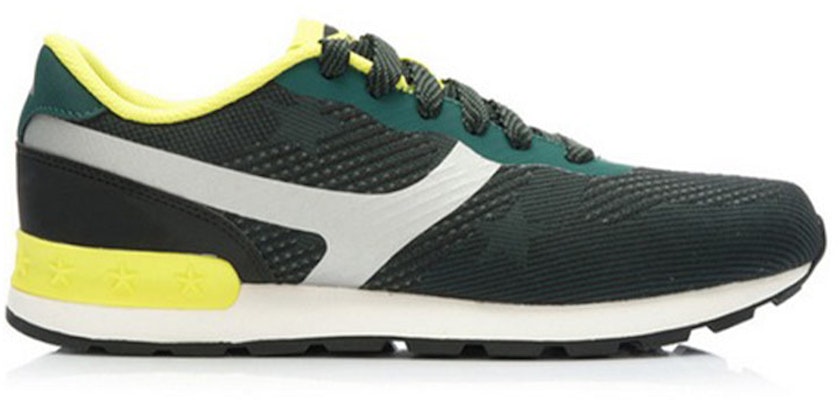 李寧コンフォートカジュアル ロー (黒/白/緑) ALCK111-2 Order 李寧コンフォートカジュアル ロー (黒/白/緑) ALCK111-2