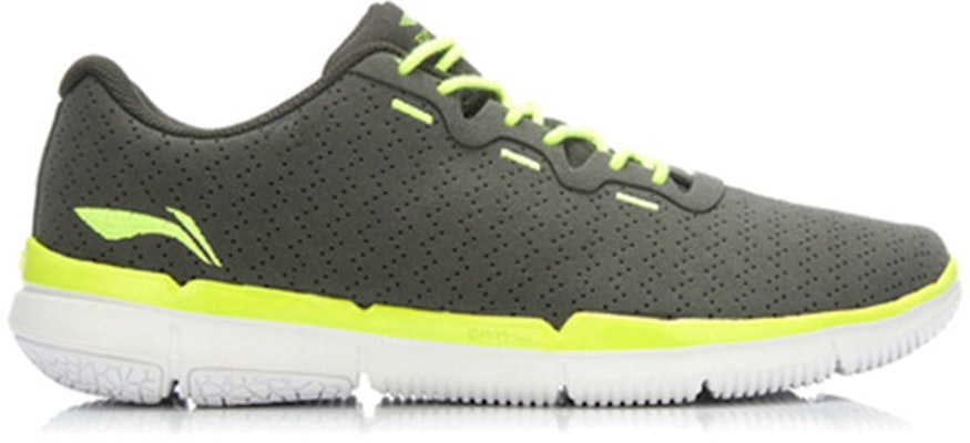 Li-Ning Kenyamanan Kasual Rendah 'Putih Hijau Abu-Abu' ACGJ035-3 Order Li-Ning Kenyamanan Kasual Rendah 'Putih Hijau Abu-Abu' ACGJ035-3