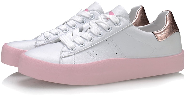 리닝 편안한 캐주얼 스케이트 슈즈 (화이트 핑크) AGCQ074-1 Lookbook 리닝 편안한 캐주얼 스케이트 슈즈 (화이트 핑크) AGCQ074-1
