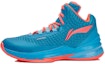 Buy Li-Ning Kasut Selesa High-Top Basketball 'Biru Jingga' ABAK003-4