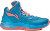 Order Li-Ning Kasut Selesa High-Top Basketball 'Biru Jingga' ABAK003-4