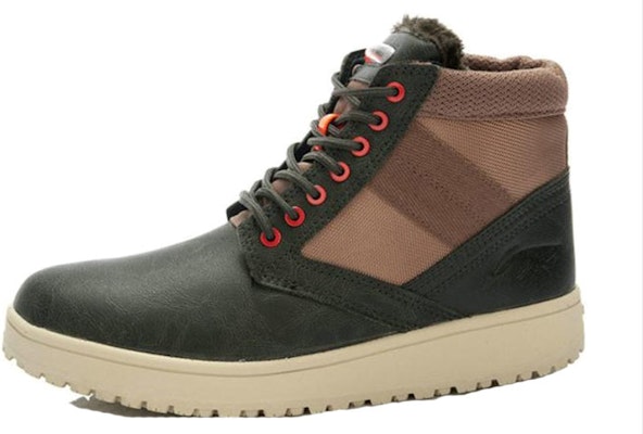李宁舒适高帮休闲鞋 '黑棕色' ALAJ067-3 Lookbook 李宁舒适高帮休闲鞋 '黑棕色' ALAJ067-3