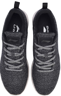 Li-Ning Comfort Lightweight Casual Running Shoes 'Black Grey' AGGP015-1 Shop Li-Ning Comfort Lightweight Casual Running Shoes 'Black Grey' AGGP015-1