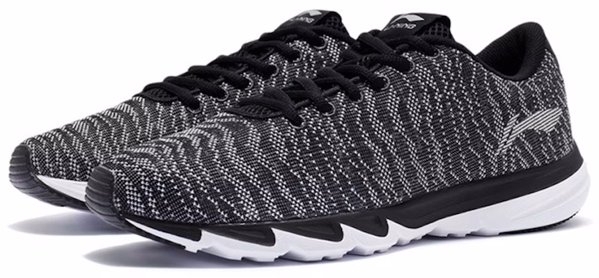 Li-Ning Comfort Lightweight Low-Top Running 'Black' AGLR311-3 Lookbook Li-Ning Comfort Lightweight Low-Top Running 'Black' AGLR311-3