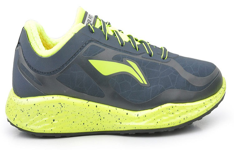 Order LiNing李寧 舒適 透氣耐磨 低筒 跑步鞋 男款 灰黃