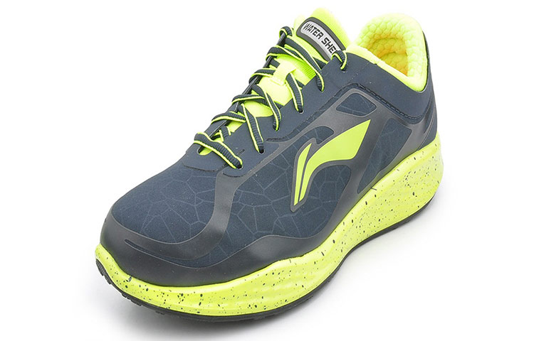 Lookbook LiNing李寧 舒適 透氣耐磨 低筒 跑步鞋 男款 灰黃