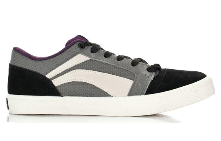 Order LiNing李寧 舒適透氣 低筒板鞋 灰紫