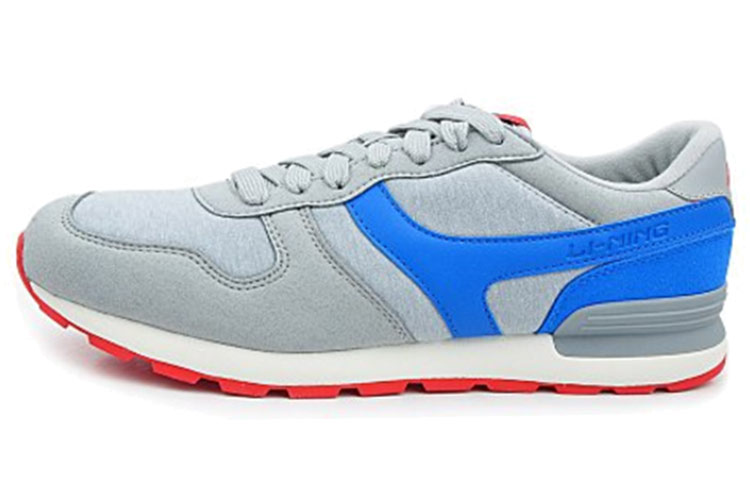 Buy Sepatu Lari Low-Top Li-Ning "Abu Biru Putih" Nyaman ALCK029-7