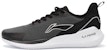Li-Ning Kasut Larian Rendah 'Kelabu Hitam' Untuk Keselesaan ARHQ297-1