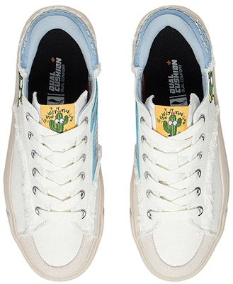 Li-Ning Comfy 'Putih Biru Gum' Sepatu AGCS035-2 Shop Li-Ning Comfy 'Putih Biru Gum' Sepatu AGCS035-2