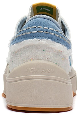 Li-Ning Comfy 'Putih Biru Gum' Sepatu AGCS035-2 Details for Li-Ning Comfy 'Putih Biru Gum' Sepatu AGCS035-2
