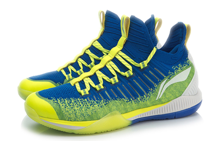 Lookbook LiNing李寧 酷鯊 透氣緩衝 羽球鞋 藍綠