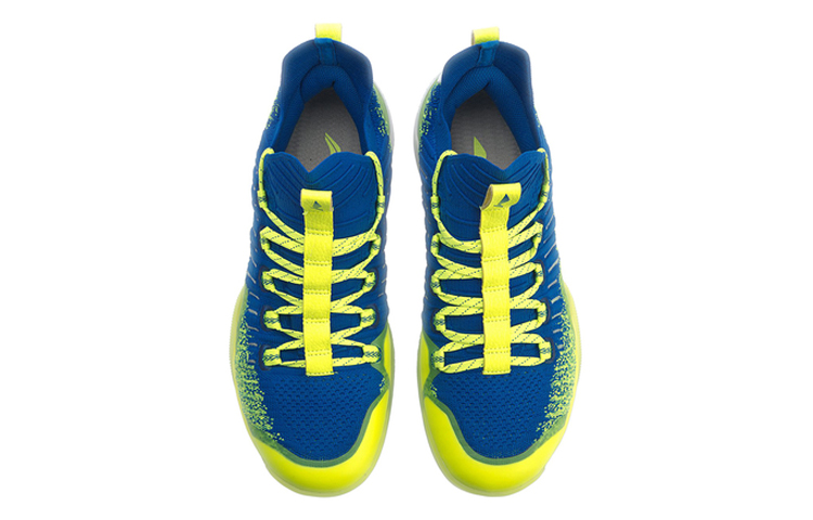 Shop LiNing李寧 酷鯊 透氣緩衝 羽球鞋 藍綠