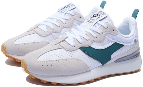 Li-Ning Cosmos Classic Kasut Berjalan Retro 'Putih Beige Teal' AGCT048-1 Lookbook Li-Ning Cosmos Classic Kasut Berjalan Retro 'Putih Beige Teal' AGCT048-1