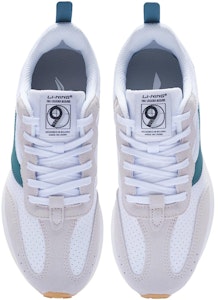 Li-Ning Cosmos Classic Kasut Berjalan Retro 'Putih Beige Teal' AGCT048-1 Shop Li-Ning Cosmos Classic Kasut Berjalan Retro 'Putih Beige Teal' AGCT048-1