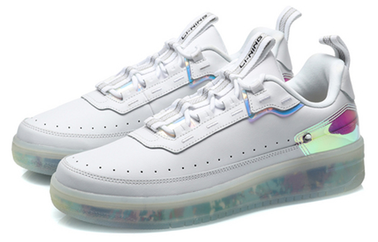 Lookbook LiNing 李寧 CF 包裹性保暖防滑 低幫 運動休閒鞋 白銀