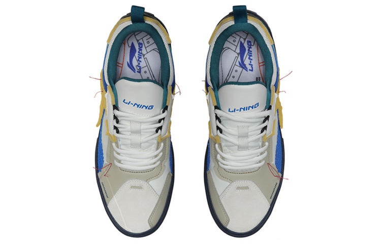 Li-Ning Counterflow GouXu 'White Blue Yellow' 圖 4