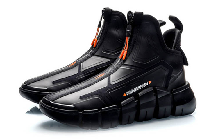 Lookbook 李寧カウンターフロー ハイ "ブラック" (Rīningu Kauntāfurō Hai "Burakku") AGBP101-2