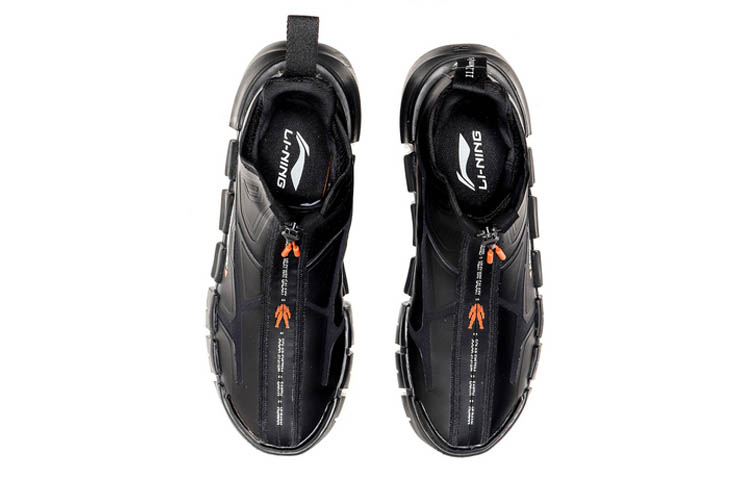 Shop 李寧カウンターフロー ハイ "ブラック" (Rīningu Kauntāfurō Hai "Burakku") AGBP101-2