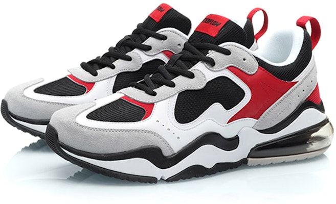 LiNing李寧 CF Counterflow 源 防滑耐磨 低幫 運動休閒鞋 灰紅 Lookbook LiNing李寧 CF Counterflow 源 防滑耐磨 低幫 運動休閒鞋 灰紅