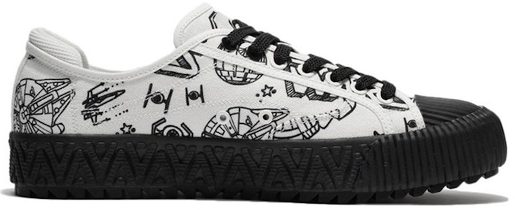 LiNing李寧 CF 踏浪 舒適休閒 低筒 板鞋 男款 黑白色 Order LiNing李寧 CF 踏浪 舒適休閒 低筒 板鞋 男款 黑白色