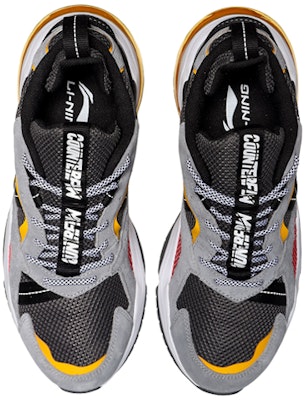 Li-Ning Counterflow Neon Go Out 94 'Grey Orange' AGCP209-1 Shop Li-Ning Counterflow Neon Go Out 94 'Grey Orange' AGCP209-1
