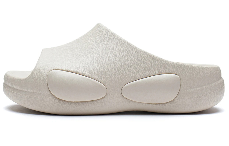 Li-Ning Counterflow Shock Absorption Sports Slippers Unisex 'Cream White'