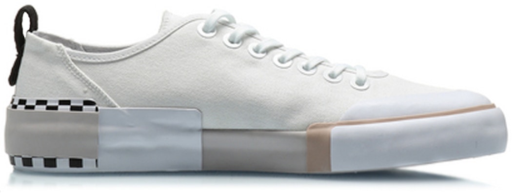 LiNing李寧 CF The One 經典休閒 低幫 板鞋 男女同款 標準白 Order LiNing李寧 CF The One 經典休閒 低幫 板鞋 男女同款 標準白