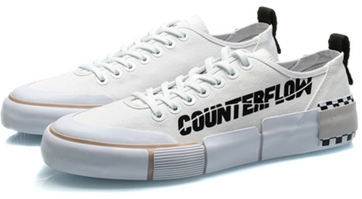 LiNing李寧 CF The One 經典休閒 低幫 板鞋 男女同款 標準白 Lookbook LiNing李寧 CF The One 經典休閒 低幫 板鞋 男女同款 標準白