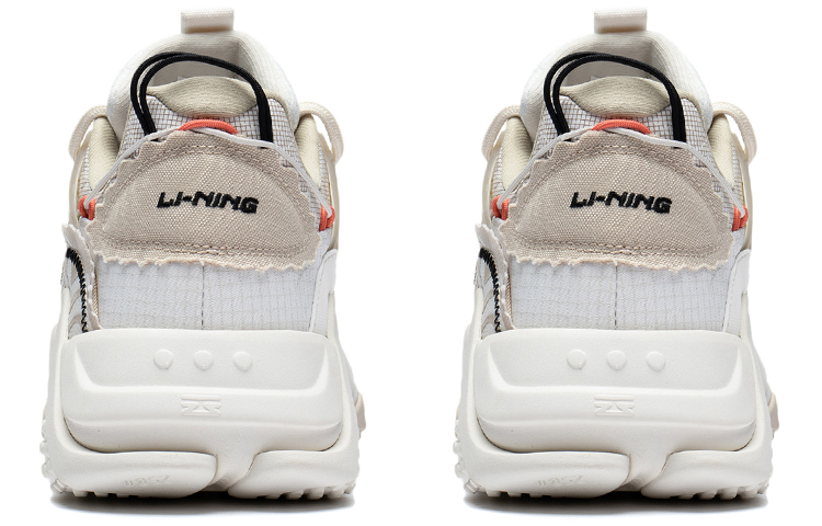 Shop 李宁 CF 溯 千行策逐夢主題款 潮流 低幫 運動休閒鞋 男款 珍珠白