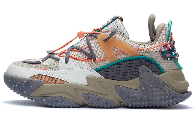 Li-Ning Counterflow WuXing Fashion Show 'White Grey Green' AGLR171-2