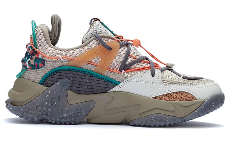 Order Li-Ning Counterflow WuXing Pasarela 'Blanco Gris Verde' AGLR171-2